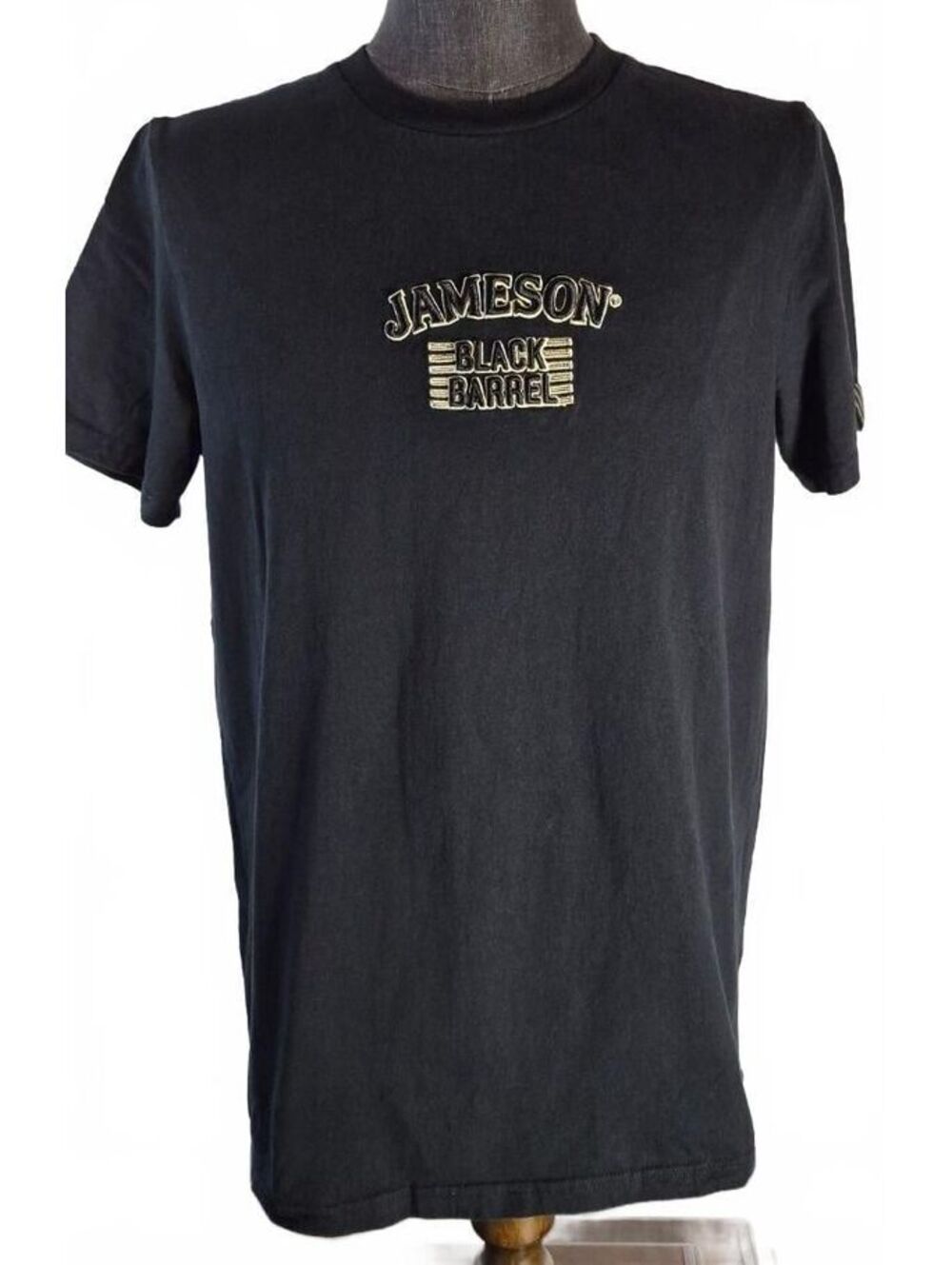 Jameson Black Barrel Embroidered Whiskey Tee XL Black